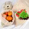8 Pcs Reusable Cotton Mesh Produce Bags, Biodegradable Washable Eco-Friendly,
