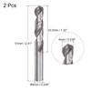 sourcing map Solid Carbide Drill Bits, 6mm C2/K20 Tungsten Carbide