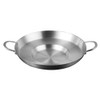 BESTonZON Concord Stainless Steel Comal Frying Bowl Cookware (19.6"), Mexican