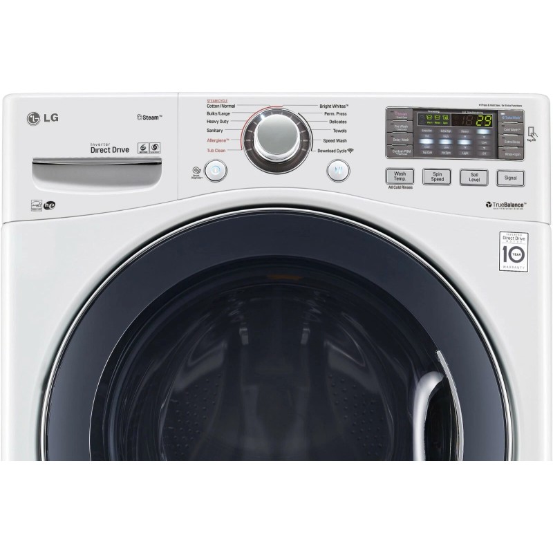 LG Model WM3570HWA Washer Sticker Label / Decal for Control