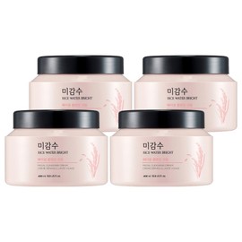 The Face Shop Rice Water Bright Cleansing Cream Large Capacity, 400ml, 4 Pieces / 더페이스샵 미감수 브라이트 클렌징 크림 대용량, 400ml, 4개