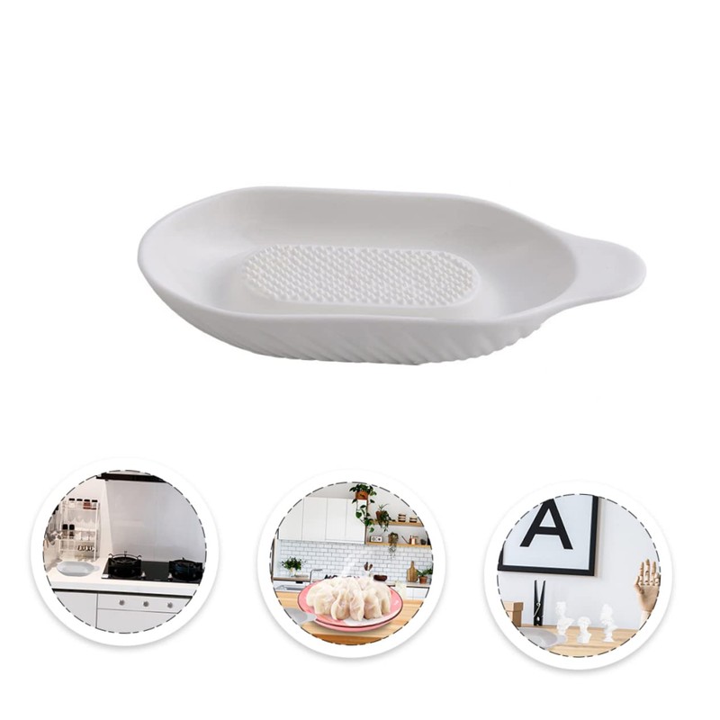 iplusmile Kitchen Ceramic Garlic Crusher for Easy Grinding of Garlic