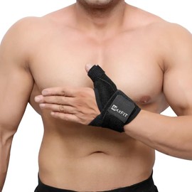 MAXFIT Muñequera Premium, muñequeras para todo tipo de deportes o lesiones, muñequera ortopédica, muñequeras gym, muñequeras crossfit, firmeza, INMOBILIZADOR DE MANO, ferula tunel carpiano, mod ORT665