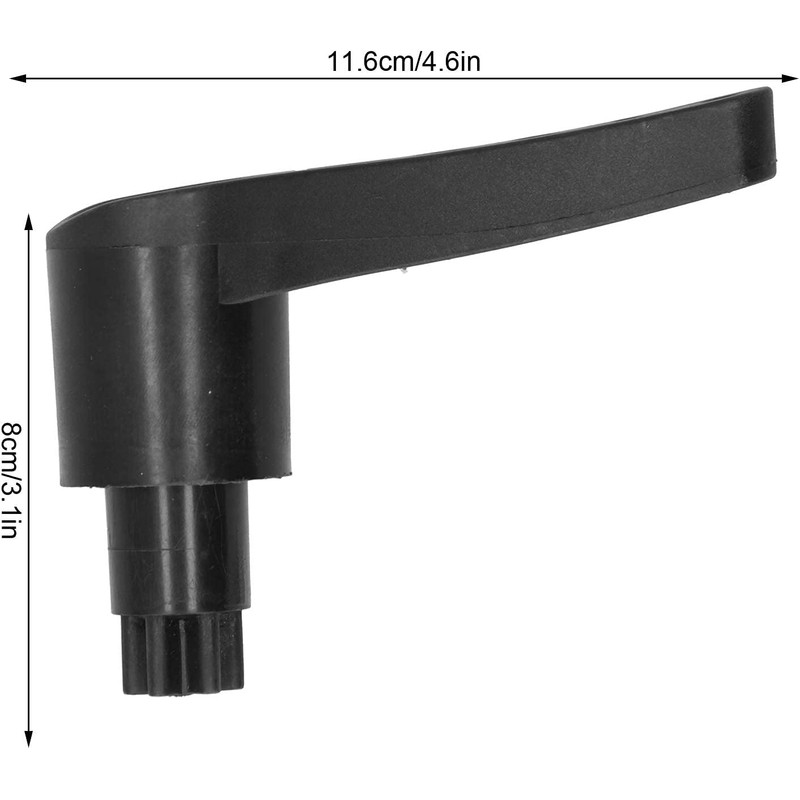 HERCHR Kayak Rudder, 2pcs PVC Kayak Rudder Steering Control Handle