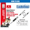 Luckyway Countersink Drill Bit Set #6, #8, #10 for Wood,