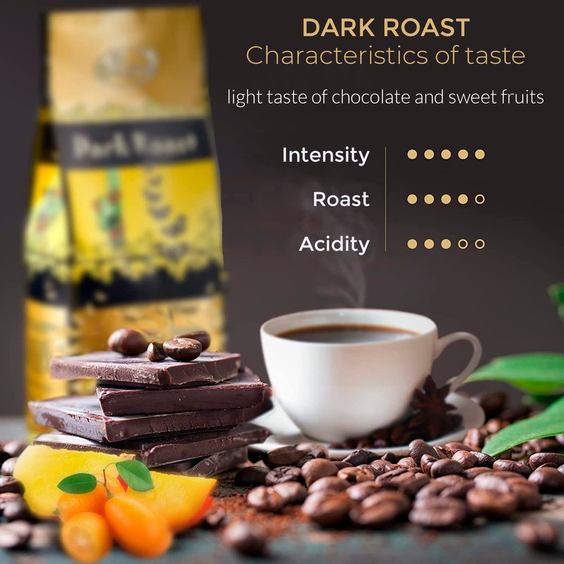 Costa Rican Coffee Dark Roast Whole Bean (8.8oz) - 100%