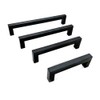 ANSIEDIO 2 Pack Black Stainless Steel Cupboard Handles - 256mm