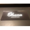 Ohana Ukuleles  Sticker / Decal 3.5" X 8.5"