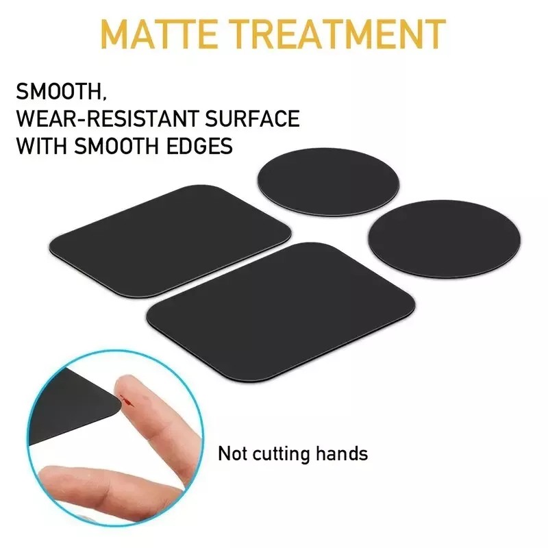 Universal Metal Plates Adhesive Sticker Replace For Magnetic Car Mount