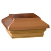 Deckorators 72302 decking, 4&quot x 4&quot, Copper Post Cap with Treated Base