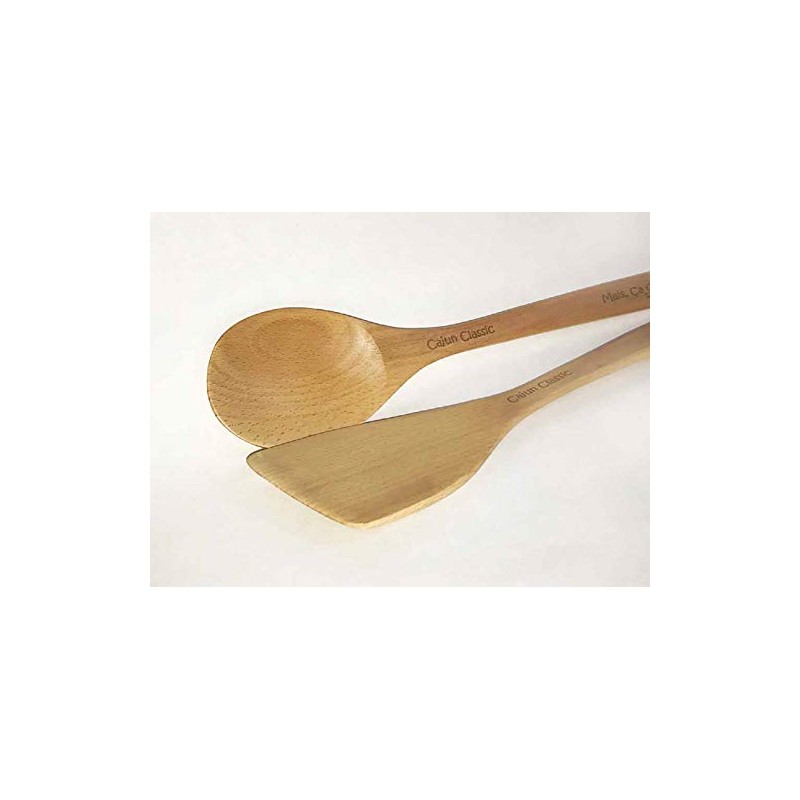 2PC WOODEN SPOON SET - 6952