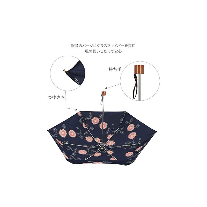 S21001 Folding Umbrella, 21.7 inches (55 cm), Wind Resistant Mini,