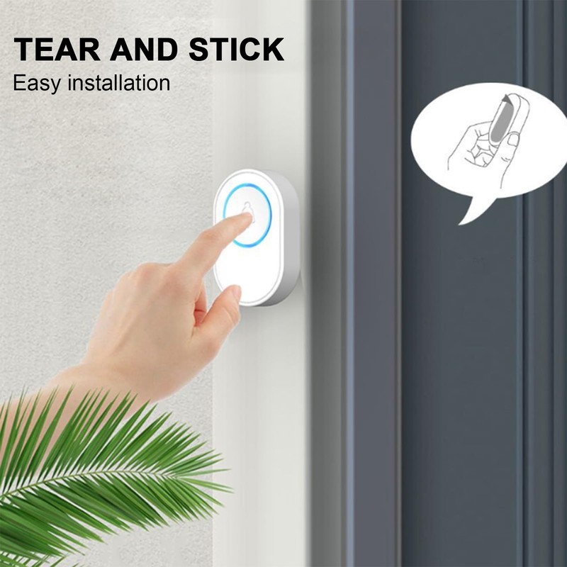 Door Chime,Store Entry Alarm - Wireless Smart Chime Welcome System