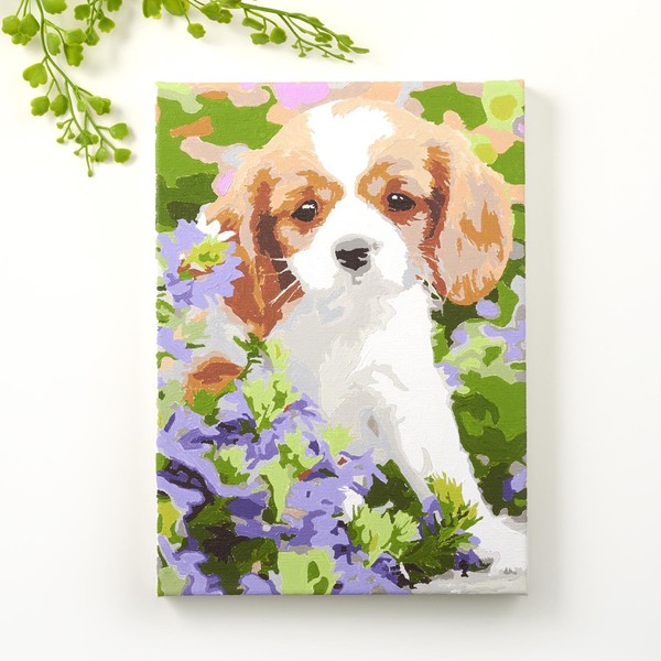 Fujikyu Coloring "My Art Time" Cavalier Puppy 10-4209