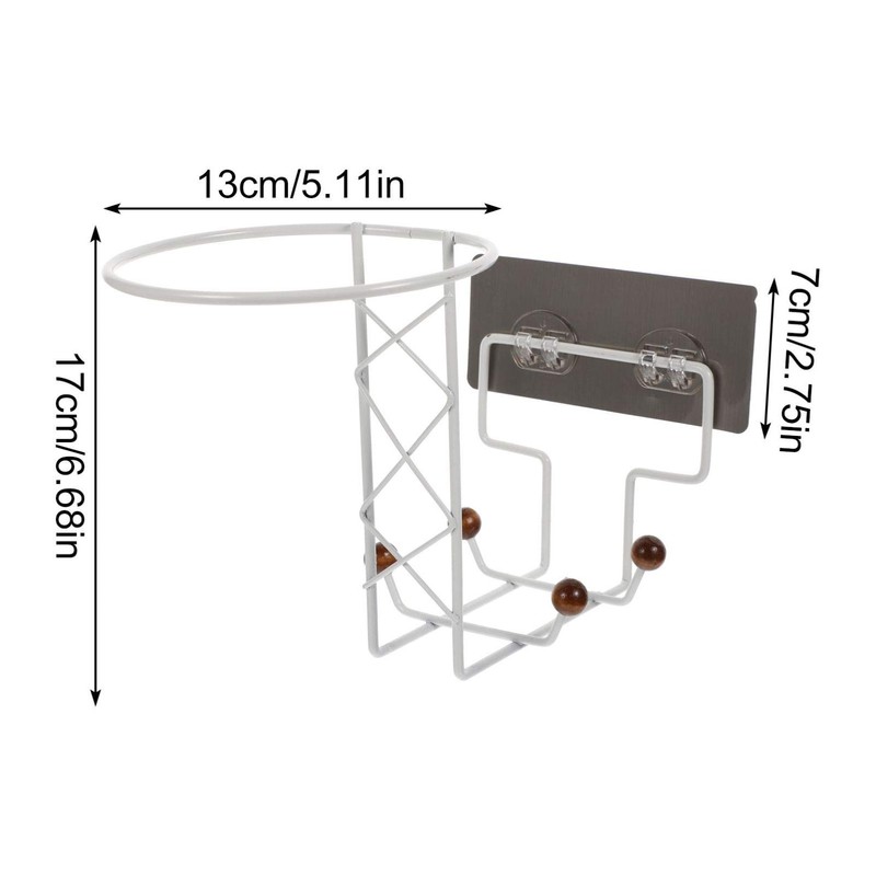 MAGICLULU Bike Helmet Storage Stand Wall Mount Helmet Holder Iron
