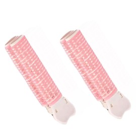 LeTradeJP Bangs Curler, Pink, 2 Piece Curler, Magic Curler, Curly Hair, Hand Winding, Fluffy, Time-saving, Roll, Oval, Fluffy, Hair Curler, Bangs Clip, Pink