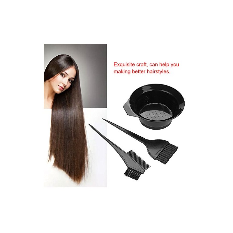 Kit de Cepillo y Tazón para Tinte de Cabello, 3
