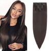 26" Long Straight Clip in Hair Extensions Full Head 8Pcs