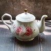 Jomop Teapot Handmade Ceramic Flowers (Rose)