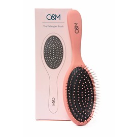 O&M Detangler Brush Pink
