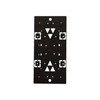 Architectural Mailboxes PLMB06AM Plastic Bracket Mailbox Mounting Board, Black