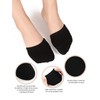 SATINIOR 8 Pairs Toe Topper Socks for Women, Mule Toe