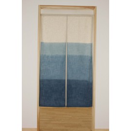 Noren Curtain Tapestry blue size: 85x150cm
