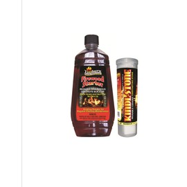 Chimney Maintenance Creosote Treatment Firestarter and Kindl-Stone - for Woodburning Fireplaces and Stoves, Model# HP-1