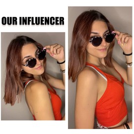 DUCO 1221 Women's Sunglasses, Polarized Lenses, UV 400 Protection, For Driving, Stylish, Small Face, Glasses Case Included, grey tortoise