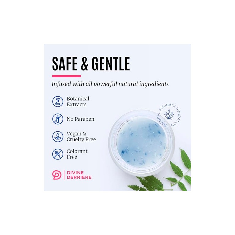 Divine Derriere Mascarilla Vajacial De Hidrogel - Mascarilla De Goma