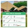 Quorvax Shade Sail Hardware Kit 6 Inch - Heavy-Duty Stainless