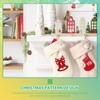 LOGOFUN 24pcs Christmas Advent Calendar Number Stickers Felt Xmas Countdown
