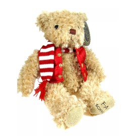 FAO Schwarz NEW FAO Schwarz Anniversary Red Dress-Up Teddy Bear Stuffed Animal 12" Plush Toy