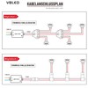 VBLED LED Mini Recessed Floor Light, Bathroom Recessed Light, Stainless