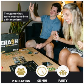 Spin Master Games, SolidRoots Crash, The Crypto Currency Family Strategy Game from The Makers of Mind The Gap, Family Games for Game Night, Ages 14+