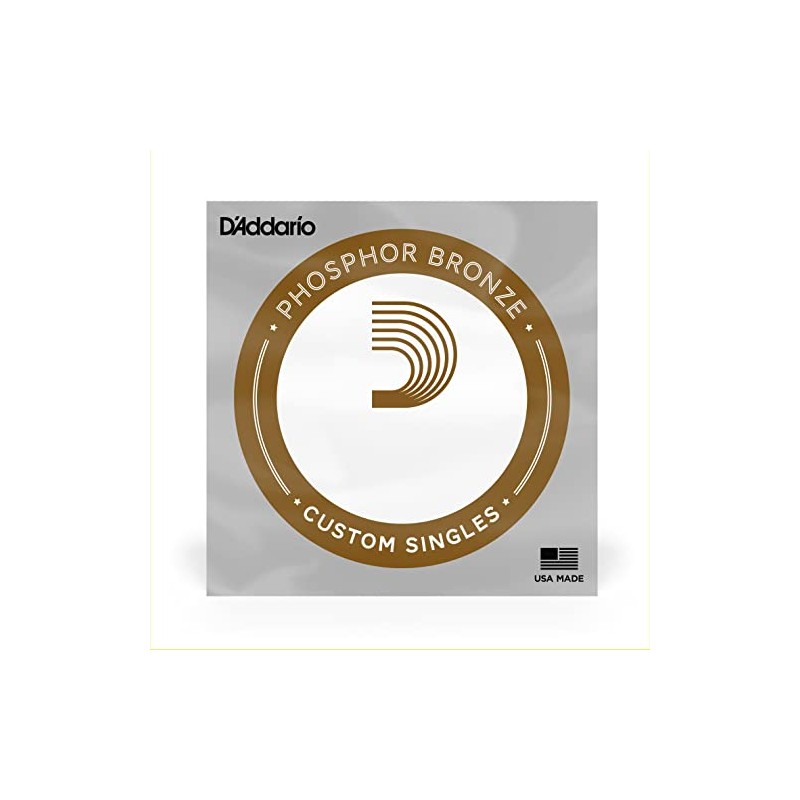 D'Addario .026 Phosphor Bronze Wound for Acoustic Guitar Single String