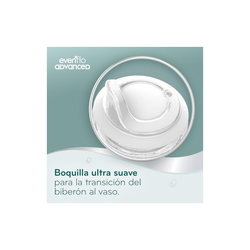 Evenflo Advanced, Set Tazas para Niña, Boquilla Suave, 5 Oz