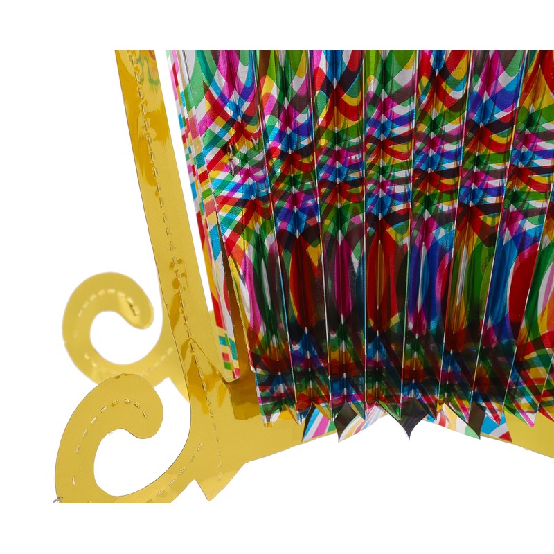 Christmas Concepts® 3D Multi Coloured Foil Christmas Lantern - Traditional