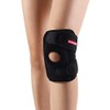 Kuangmi Child Knee Support Open Patella Adjustable Black 1 Piece