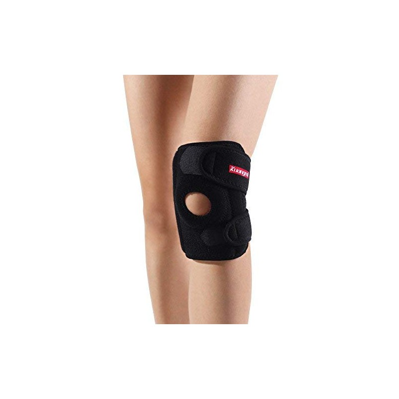 Kuangmi Child Knee Support Open Patella Adjustable Black 1 Piece