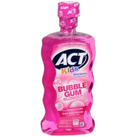ACT KIDS ANTI-CAVITY BUBBLE GUM 16.9OZ
