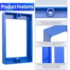 HXH 1 Pack Receptacle extendable Outlet Box Extender, Single Gang