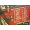 2007 NASCAR Nextel Cup Season Schedule Poster Dale Earnhardt Jr Budweiser Racing