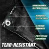 Black Tarps Heavy Duty Waterproof 10x16, 12 Mil Thick, High