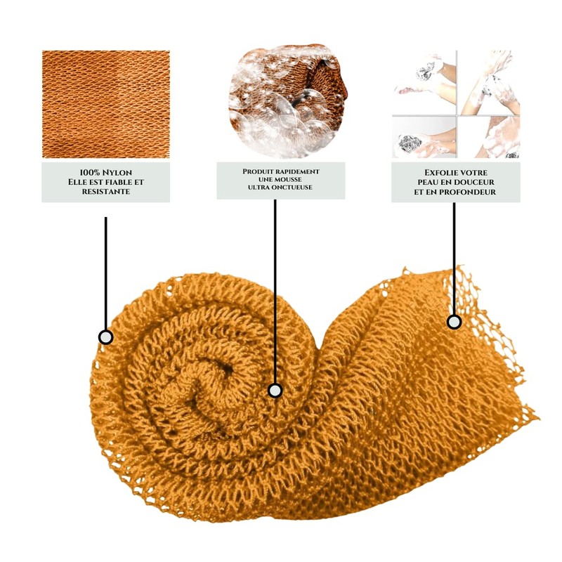 African Shower Net Djampe African Exfoliating Shower Sponge Bath Glove