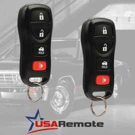 USARemote - Llavero remoto de entrada sin llave 4btn para I35 G35 350Z Altima Maxima Sentra Two
