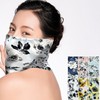 Domestic Multi-Scarf Face Sunshade UV Protection Mask Type B White