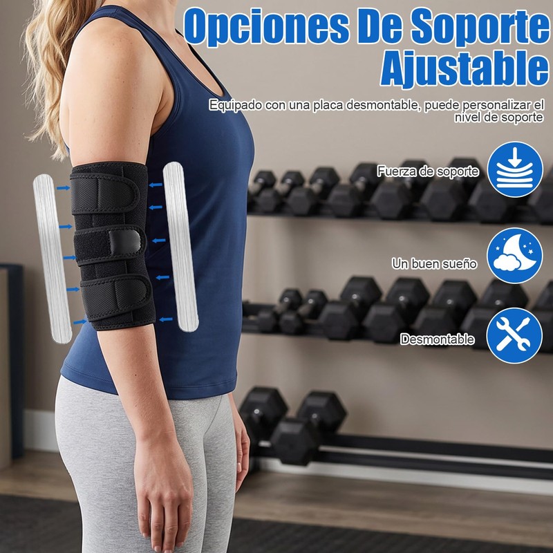 Codera Ajustable para Codo de Tenista y Epicondilitis, Soporte para