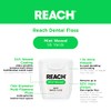 Reach hilo dental encerado para eliminar placa y alimentos, refrescante