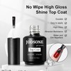 JODSONE 4 Bottles of 15ML Nail Primer Base Coat Top